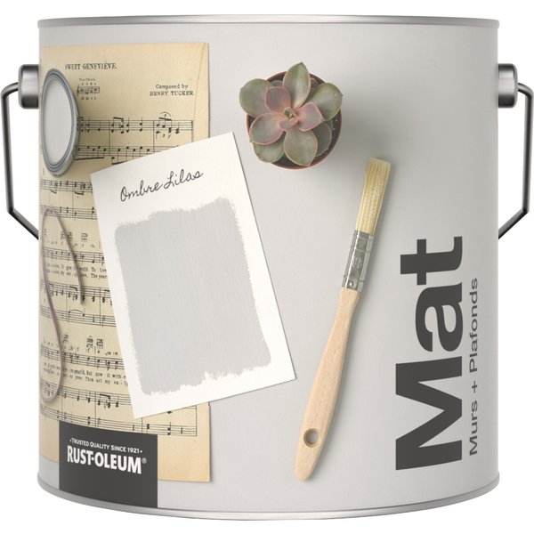 Rust-Oleum Peinture pour murs et plafonds mate lessivable - Ombre Lilas