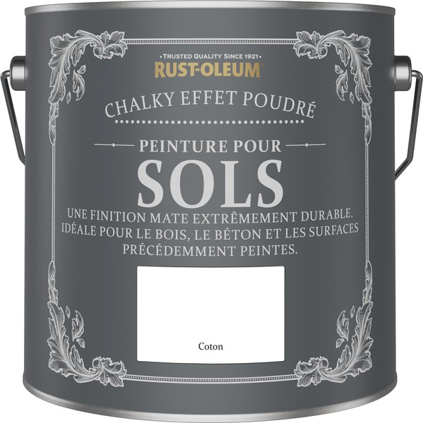 Rust-Oleum Peinture pour sols mate effet poudré - Coton