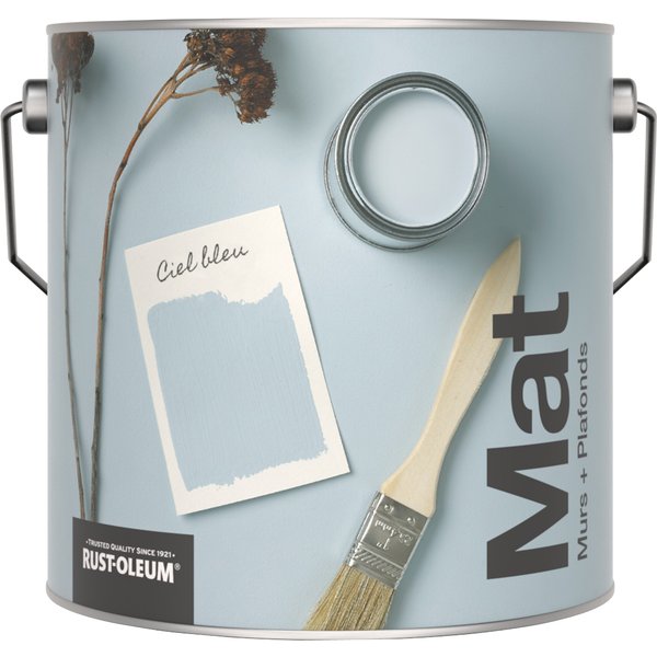 Rust-Oleum Peinture pour murs et plafonds mate lessivable - Ciel bleu