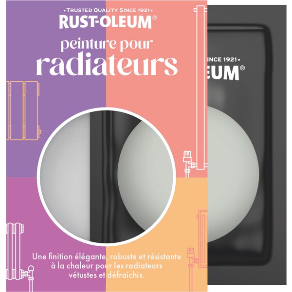 Peinture Pour Radiateur, Finition Brillante - Vert Craie-image