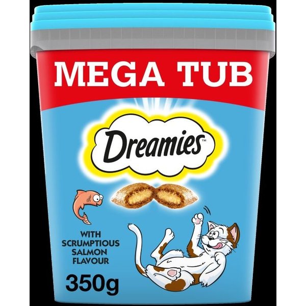 Dreamies Treats wiith Salmon for Cats Mega Pack 200g