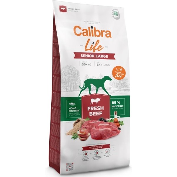 Calibra Life Dog Senior Large Breed Fresh Beef