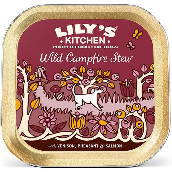 Lily's Kitchen Adult Wet Dog Food Tray Wild Campfire Stew 150g x 10