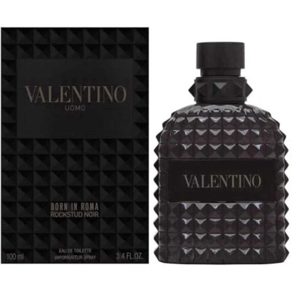 Valentino Born in Roma Uomo Rockstud Noir 3.4 oz Eau de toilette