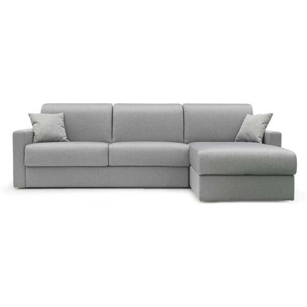 Canapé d'angle convertible et réversible tissu déhoussable Aubin