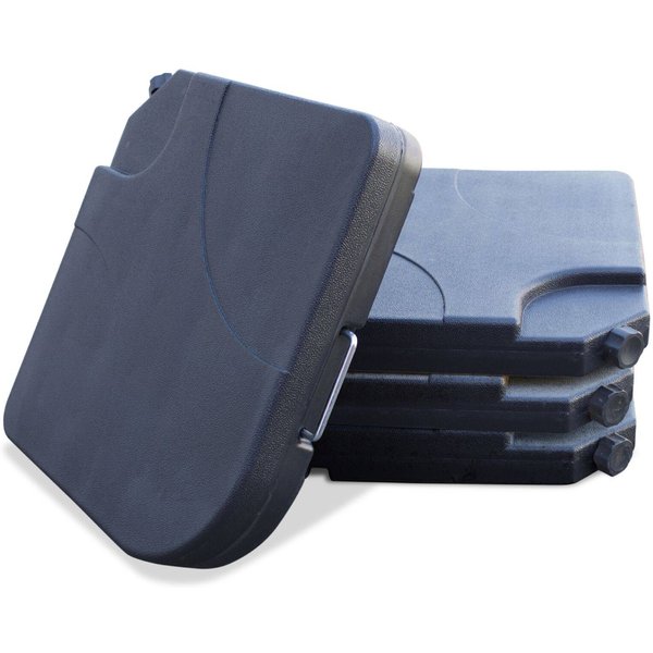 Lot de 4 Dalles à Remplir pour Parasol Flexo