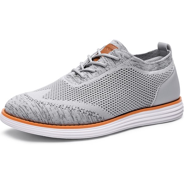 KnitFlex Breeze Men s Mesh Wingtip Oxford Sneakers