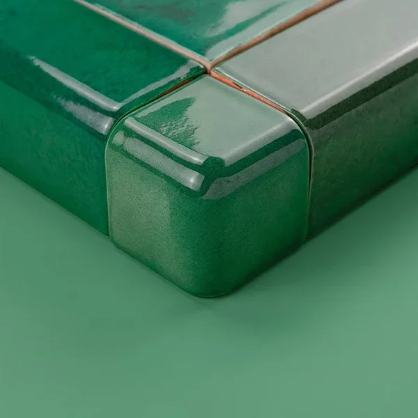 Esquina Morocco Verde Brillo 4,5 X 4,5 x 4,5 cm