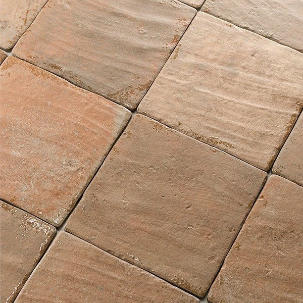 Azulejo Suelo/Pared Pienza Cotto Marrón Mate 20 x 20 cm | Apto para interiores/exteriores