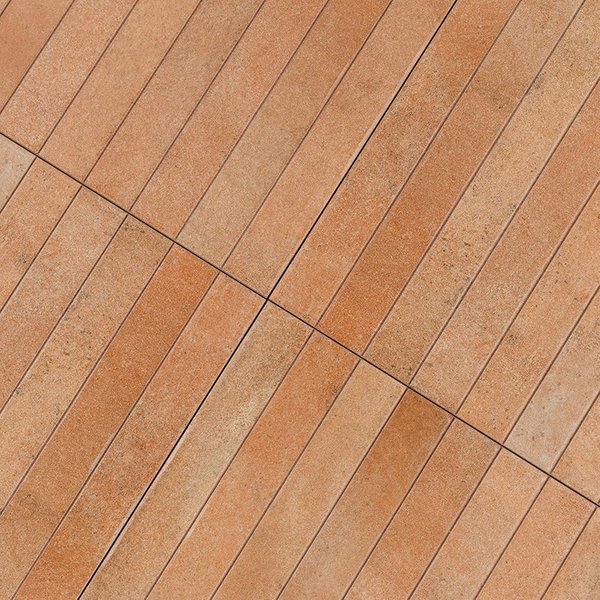 Azulejo Pared Faro Cotto PRECORTADO Marrón Mate 35 x 35 PRECORTADO | Apto para interiores
