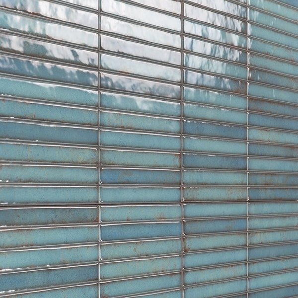 Azulejo Pared Koto PRECORTADO Azul Brillo 35 x 35 PRECORTADO | Apto para interiores