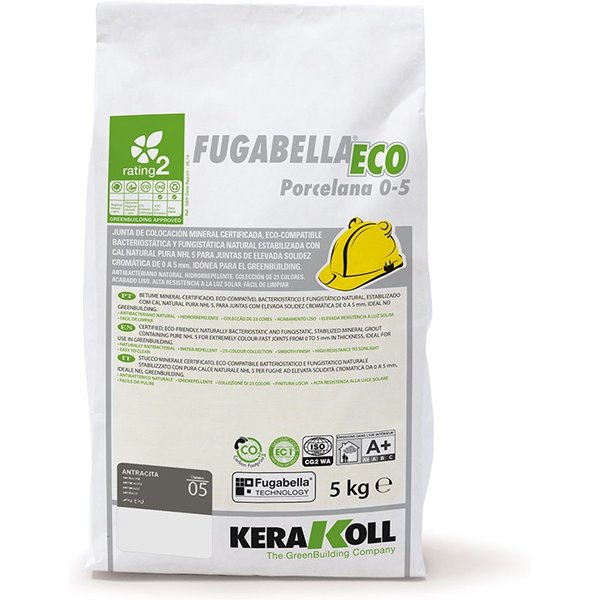 Mortero Para Juntas Fugabella Eco Porcelana 0-5 - 05 | Saco de 5 kg