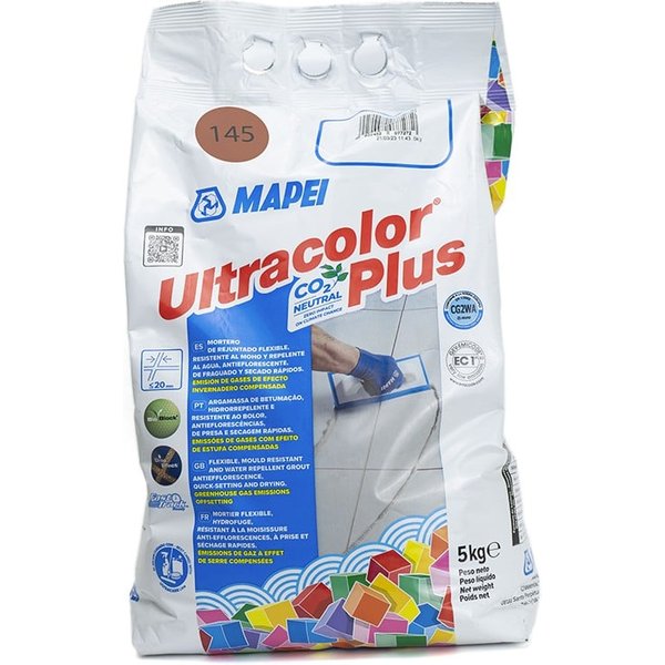 Fugenmörtel Fliese Mapei Ultracolor Plus 145 - 5kg | 5 kg-Sack | 5 kg-Sack