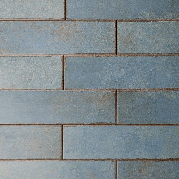 Azulejo Pared Chicago Azul Mate 7,5 x 30 cm | Apto para interiores