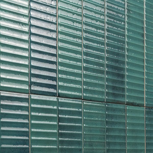 Azulejo Suelo/Pared Turqueta Verde Brillo 7,5 x 30 cm | Apto para interiores/exteriores