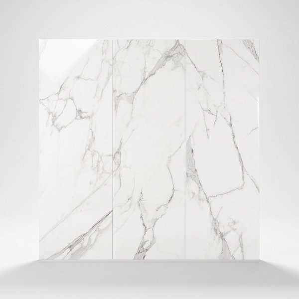 Azulejo Pared Calacatta Venatto Blanco Brillo 30 x 90 cm | Apto para interiores