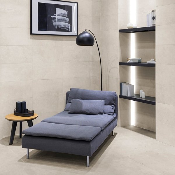 Azulejo Suelo/Pared Turin Gris Mate 30x60 cm | Apto para interiores/exteriores