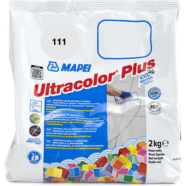 Fugenmörtel Fliese Mapei Ultracolor Plus 111 | 2kg-Sack | 2kg-Sack