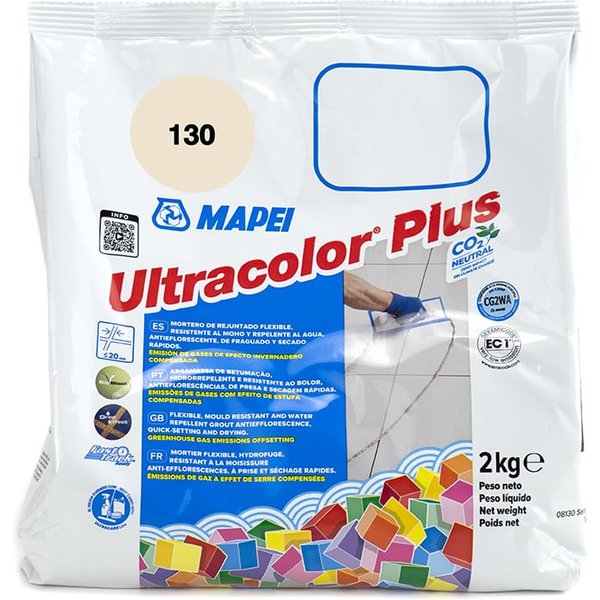 Mortero Para Juntas Mapei Ultracolor Plus 130 | Saco de 2kg