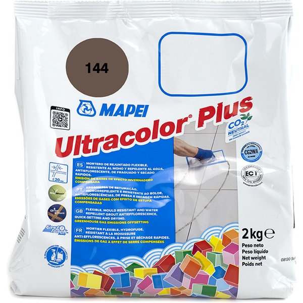 Fugenmörtel Fliese Mapei Ultracolor Plus 144 | 2kg-Sack | 2kg-Sack