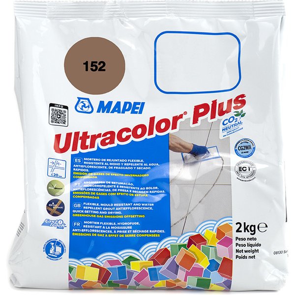 Fugenmörtel Fliese Mapei Ultracolor Plus 152 | 2kg-Sack | 2kg-Sack