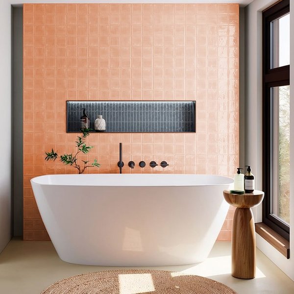 Fliese Boston Coral 20x20 VORGESCHNITTEN (10x10) | 20x20 VORGESCHNITTEN (10x10)