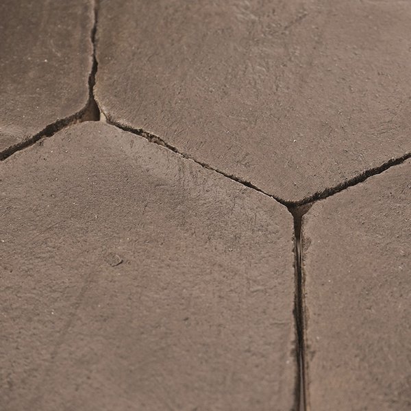 Handgefertigte Terrakotta Chroma Siena Hexagone 10 | Ceramic Connection
