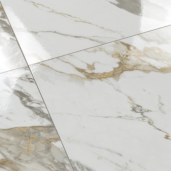 Fliese in Marmoroptik Calacatta Allure 60x120 | 60 x 120