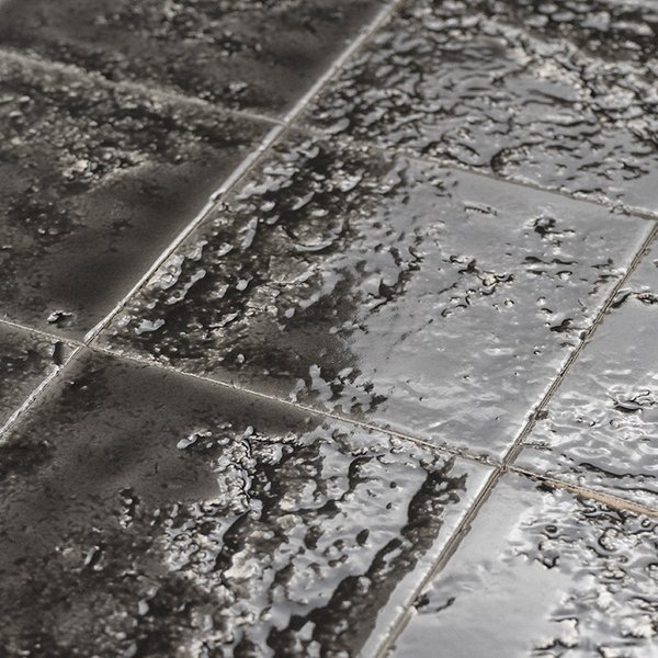 Azulejo Pared Bahia-13 Negro Brillo 13x13 cm | Apto para interiores