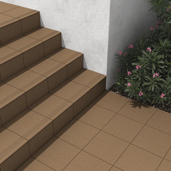 Azulejo Suelo/Pared Soho Rust Marrón Natural 30 x 30 cm | Apto para interiores/exteriores