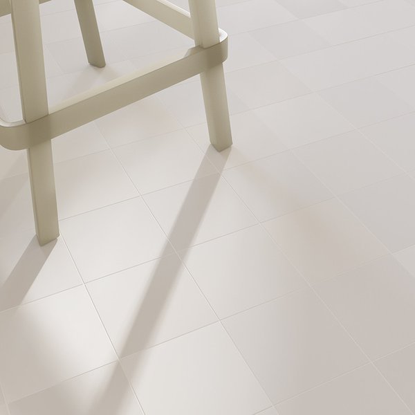 Azulejo Suelo/Pared Melbourne Blanco Mate 15 x 15 cm | Apto para interiores/exteriores