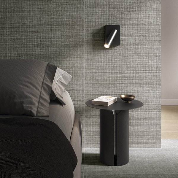 Azulejo Suelo/Pared Volon Dark Gris Mate con textura 60 x 120 cm | Apto para interiores/exteriores