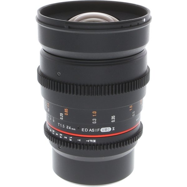Rokinon Cine 24mm T1.5 ED AS IF UMC II (DS) Manual Lens