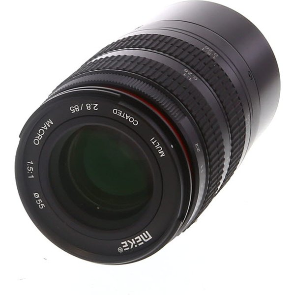 Meike 85mm f/2.8 Macro Manual Lens, Black