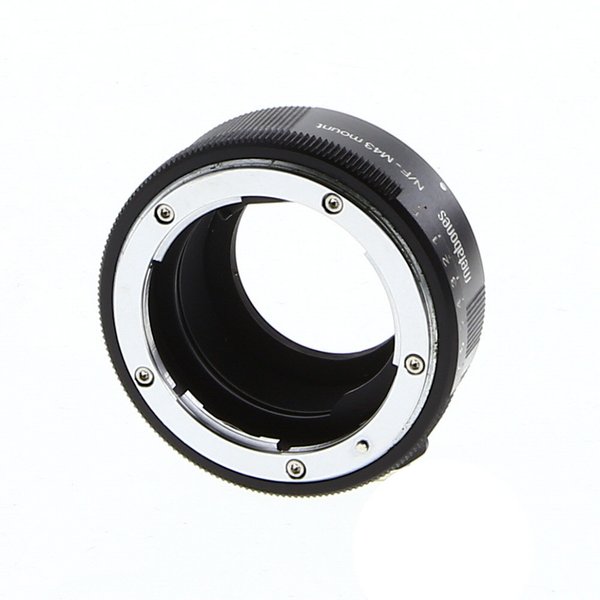 Metabones N/F-M43 mount Adapter without Support Foot for Nikon F-Mount, G-Type Lens to Micro Four Thirds Body, Black (MB_NFG-m43-BM1)