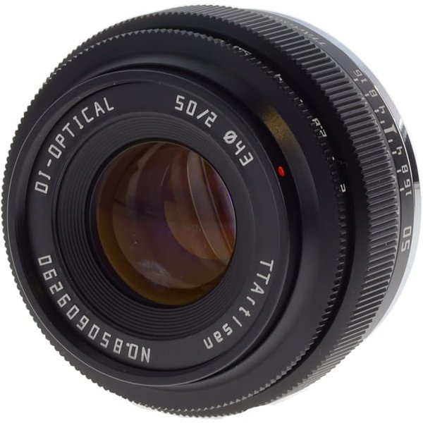 TTArtisan 50mm f/2 Full-Frame Manual Lens, Black