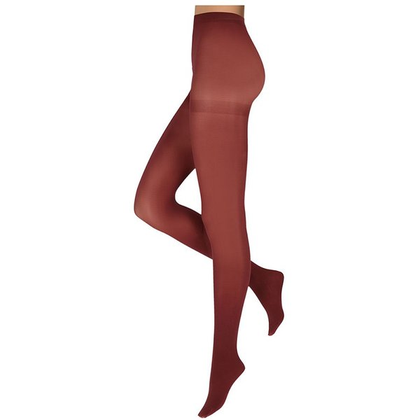 Collants en microfibre 60 deniers pour femme – Bordeaux – Taille S-M