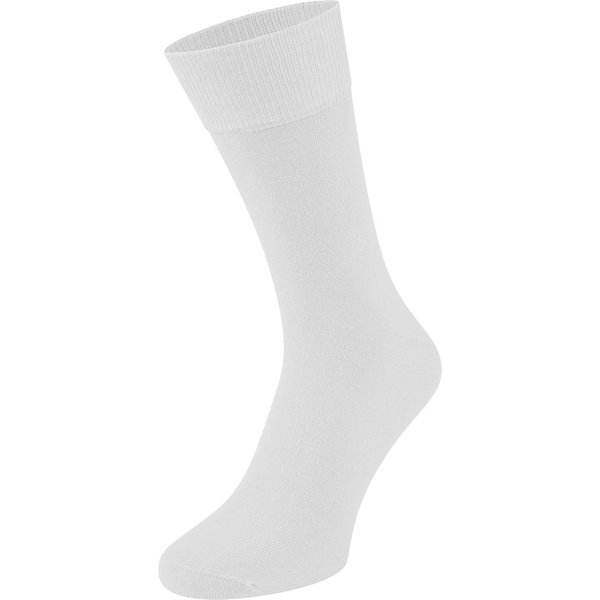 Chaussettes en coton pour hommes – Blanches – Pointures 43 à 47