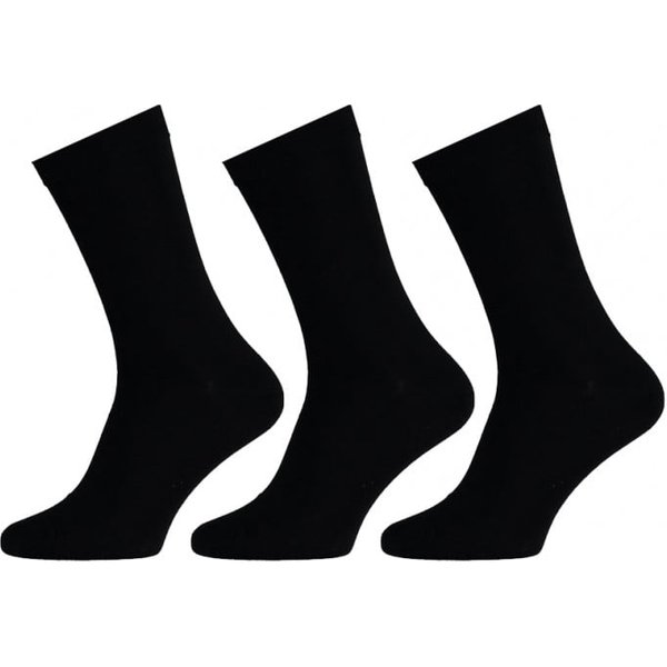 Chaussettes en coton à semelle éponge – Noires – 40-46