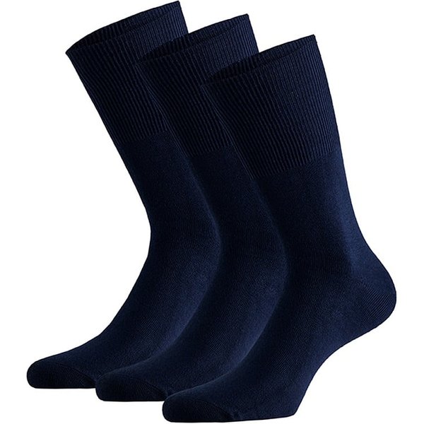 Chaussettes sans élastique – Bleu marine – 39-42