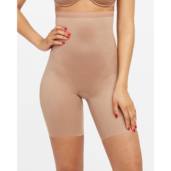 Short gainant mi-haut SPANXshape™ – Café au lait – M