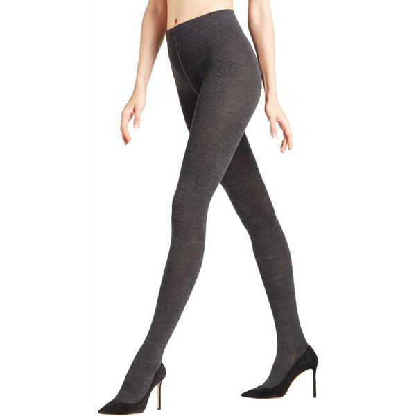 Collants Softmerino pour femmes – Anthracite chiné – M