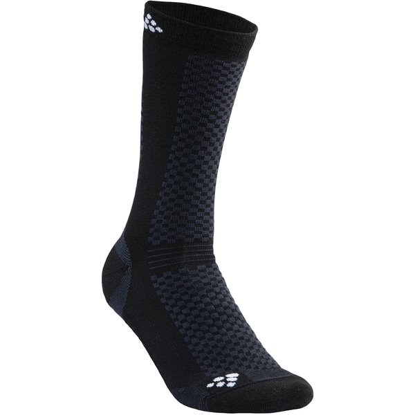 Chaussettes de sport mi-chaudes – Noir et blanc – Tailles 43-45