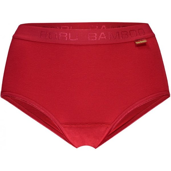 Pantalon hipster femme en bambou – Rouge – S