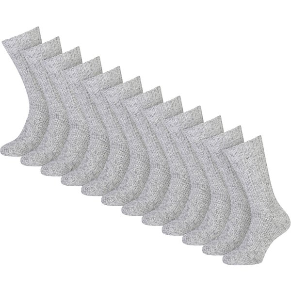 Chaussettes en laine Narvik, lot de 12 paires – tailles 41-42