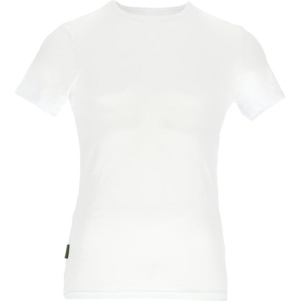 T-shirt col rond Basset Bamboo – Blanc – L