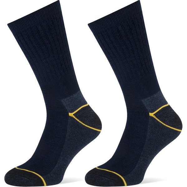 Chaussettes de travail à semelle éponge – Bleu marine – 39-42