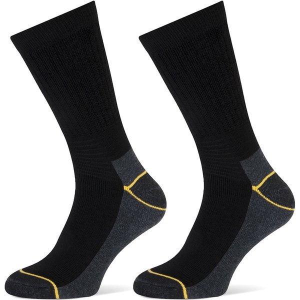 Chaussettes de travail à semelle éponge – Noires – Pointures 39 à 42