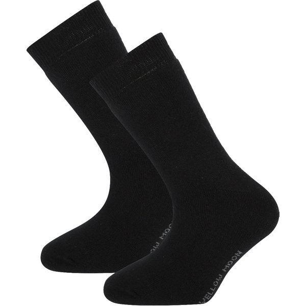 Chaussettes enfant en tissu éponge – Noires – 23-26