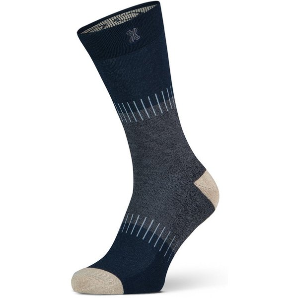 Chaussettes homme à motif essentiel – Anthracite marine – 39-42